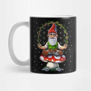 Mushroom Gnome Meditation Mug